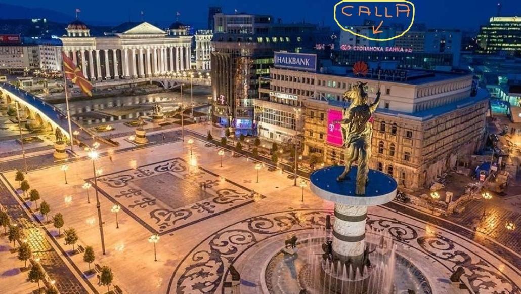 Calla 5 - Main Square, In The Shopping Center - Parking Slot With Security And Video Daire Üsküp